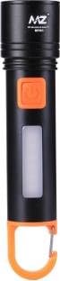 Sprysh MZ M985 (ZOOMABLE LED Metal Torch) 4 Modes 50W Flashlight + 36W COB Light Torch (Black, 13.5 cm, Rechargeable) (B0DGB73YWB) Amazon Price History, Amazon Price Tracker