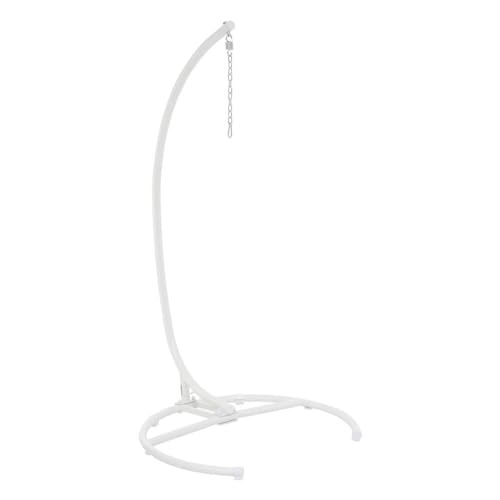 Hespéride - Pied pour Fauteuil Suspendu Panao Blanc, H 210 cm, Acier Traité Anti-Rouille, Charge Max 110 kg - pour Jardin, Terrasse, Balcon