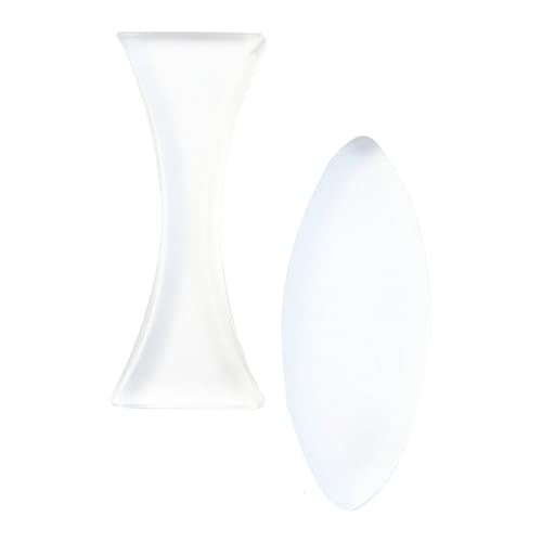 ULTECHNOVO Science Classroom Physical Optical Lens Set Concave Convex Lenses 6.5cm Length Made for Learning Light Properties