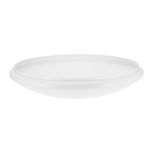 Image of Ceiling Light Cover 15.7 Inch Round Clip-on Lamp Shade for Bedroom Kitchen Bathroom Office White Pet Diffuser Accessory Set
