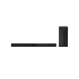 LG SL4 Soundbar, 300 W vermogen, 2,1 kanalen, Dolby digitaal geluid, DTS digitale surround, Bluetooth, HDMI, USB en optische ingang, brede connectiviteit, absoluut geluid, zwart