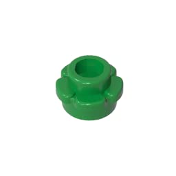 TYCOLE Gobricks GDS-1436 Plate, Round 1 x 1 with Flower Edge (5 Petals) Compatible with Lego 24866 All Major Brick…