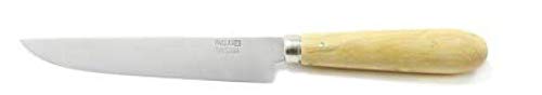 PALLARES SOLSONA Cuchillo Cocina Acero Carbono 15 cm con mango redondo de madera de Boj