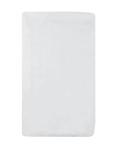 Image of American Baby Company 100% Natural Cotton Fitted Cradle/Bassinet Sheet 36" x 18" - Soft, Breathable & Hypoallergenic Bed Sheet, White, Neutral for Boys & Girls