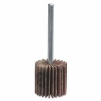 High Performance Mini Flap Wheel with 0.25 in. Mounted Steel Shank 1 x 1 x 0.25 120 Grit