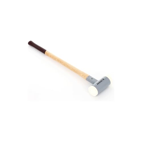 GEDORE Rückschlagfreier Schonhammer, Ø 80 mm, Hickorystiel, Austauschbare Polyamid-Köpfe – Ansicht 3
