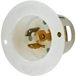 HBL4716C, LKG FLG-INLT, 15A 125V, L5-15P, WH