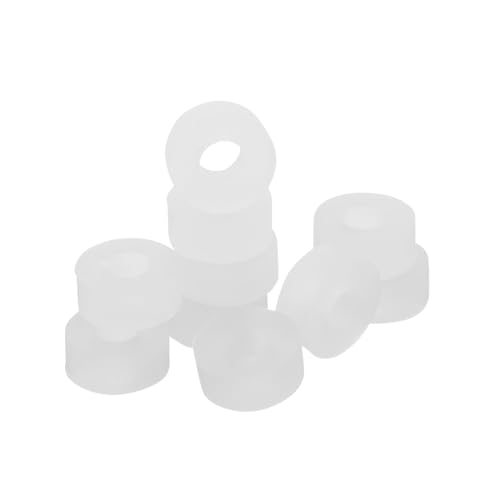 Cabilock 10pcs Inflation Nozzle Silicone Seal for Tire Valve Core Gasket Durable Valve Stem Seal for Quick Inflation for Reliable Performance