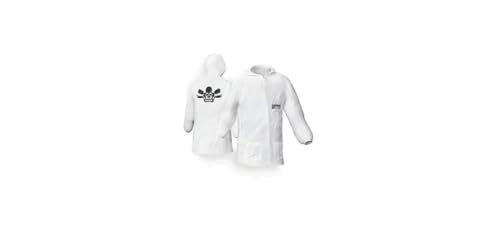 DeVilbiss DEV-803665 Reusable Lab Coat with Pullover Hood - Large
