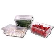 Winco Polyware Food Storage Box, 12 x 18 x 3 1/2 inch - 1 each.