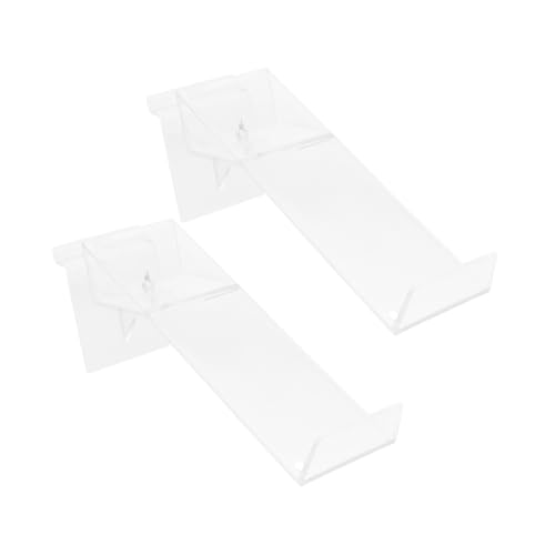 Cabilock Stylish Plastic Shoe Display Rack 2-piece Shoe Holder Stand for High Heels Sandals