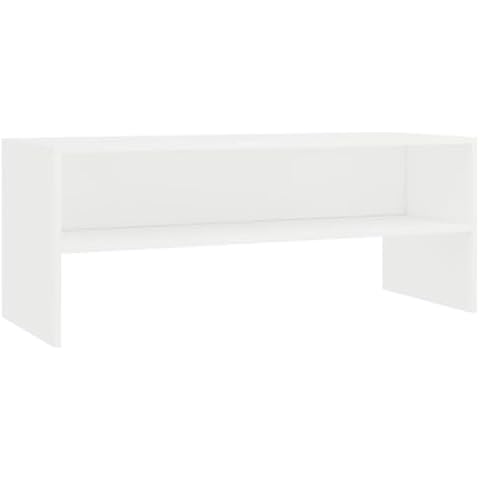 Meuble TV vidaXL Blanc Cover