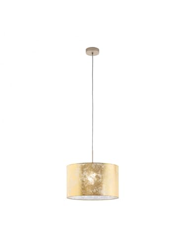 Lustre en tissu feuille or moderne GL0697 de salle à manger