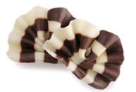 Dobla Forest Shaving Mini Dark/White, 500 Count - Premium Belgian Chocolate Decorations