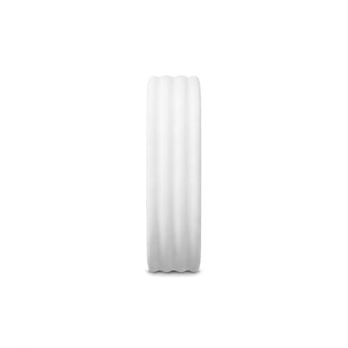 Image of Premium Silicone Band Compatible with Google Fitbit air, Removable Soft Belts for Fitbit air Wristband, Smartwatch Band for Men & Women (White)
