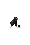 Guantes de Gimnasia para Hombre y Mujer, Fitness, levantamiento de pesas, musculación, entrenamiento, ciclismo, 24 x 16 cm - Negro