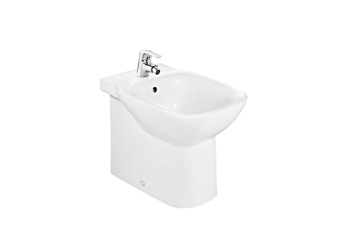 Roca,Debba,SQUARE - Bidé adosado a pared sin tapa,Blanco,355mm x 520mm x 400mm,A355997000