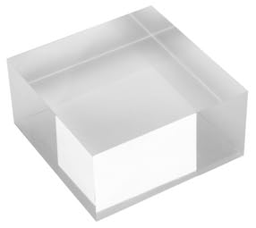 Cahier acrylique Deflecto AB340 100x40x100 support transparent de bureau