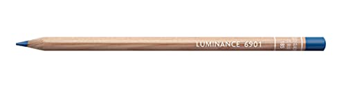 Image of CARAN DACHE LUMINANCE 6901 THE MOST LIGHTFAST PERMANENT COLOUR PENCIL EVER DESIGNED FOR PROFESSIONAL ARTIST (ICE BLUE)