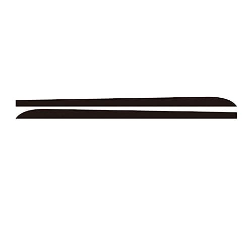 Faldas Laterales 2 Uds para 1 3 4 5 6 Series F30 F35 F31 Pegatinas Coche Falda Lateral del Coche Alféizar Raya Calcomanías para El Cuerpo(Negro)