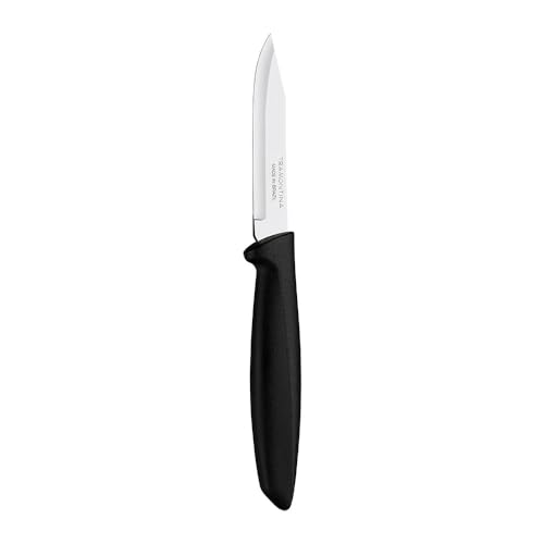 Tramontina Cuchillo Pelador de Verduras Plenus Negro 3 Acero Inoxidable S7921346 - EAN: 7891112259195