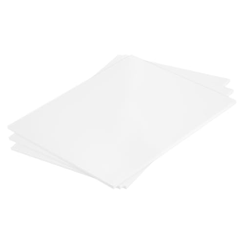 MECCANIXITY ABS Plastic Sheet 10 x 8 x 0.16 Inch ABS Styrene Sheets for Building Model DIY Crafts Panel White 3 Pcs