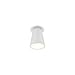 Kuzco Lighting EC16605-WH Hartford - 20W LED Outdoor Flush Mount-6.5 Inches Tall and 5 Inches Wide, Finish Color: White