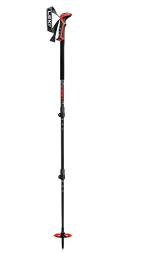 Produktfoto von LEKI Haute Route 3 Skistöcke, Dark Anthracite-Dark red-Black, 110-150cm
