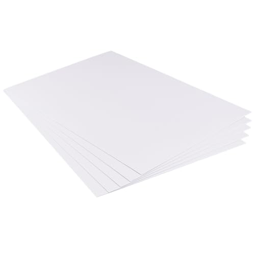 BENECREAT PVC Foam Sheet 1mm 5 piezas blanco 11.8x15.7 pulg miniatura 1