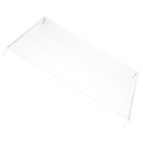 Protection clavier acrylique transparente pour espace de travail propre et design minimaliste