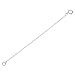 1pc Sterling Silver Chain Extender Strong and Long Lasting - 4 inch Chain Extension for Necklace Anklet Bracelet SS287-4