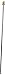 Susan Bates 14-Inch Silvalume Aluminum Afghan Hook, 5.5mm,Colors May Vary.