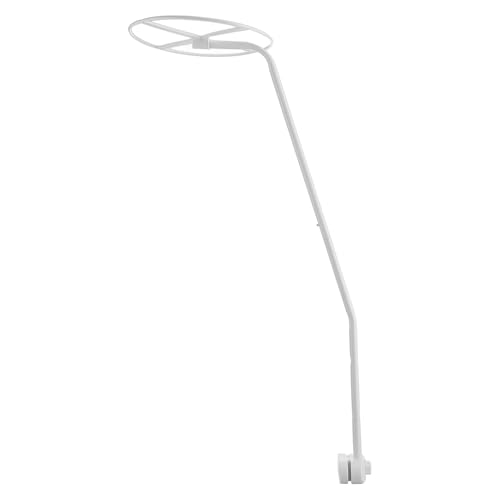 Soporte de cuna para mosquitera infantil de acero blanco resistente con gran carga 2