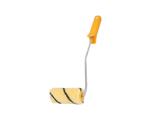 Hardy Working Tools - Kit de Pintura: Pequeña Funda 10 cm Ø 30 mm con Montura – Funda Hardstar de Poliéster Pelo 9 mm para Pintar Paredes y Techos