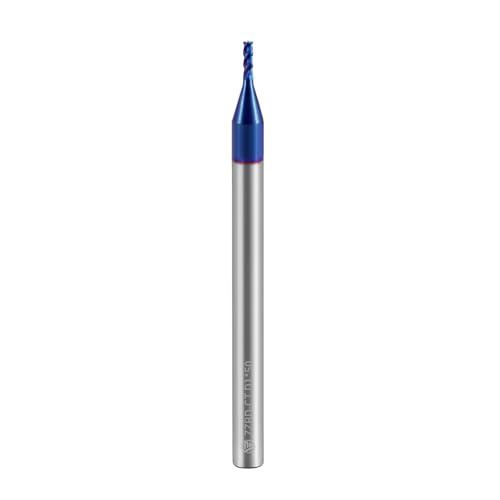 Image of Carbide Square End Mills-4 Flute HRC65 TiSiN Coated,for Milling Alloy Steels, Hardened Steel, Metal etc.1 Pcs D1x50mm
