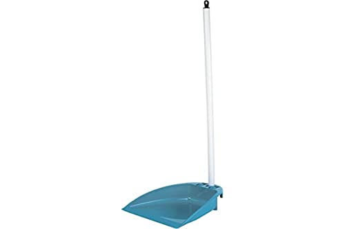 Denox DEN400 Recogedor con Palo Plegable, Azul, 240x240x820 mm
