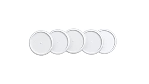Discos Para Caderno Inteligente, CI312001, Grande, 31 mm, Branco, Com 12 Unidades