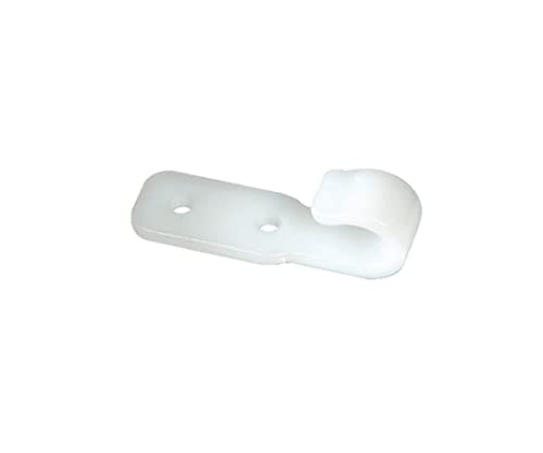 TENDAGGIMANIA Accessori Camion Ganci Furgone - 1 Gancio Zig Zag in PVC per Telo PVC Tenditelo - Ganci per Teli e Teloni Camper, Camion, Furgone