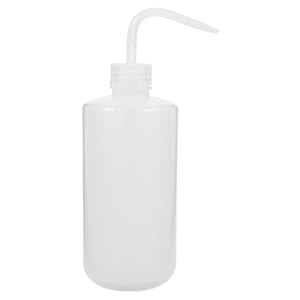 MUSISALY Waschflasche Spritzflasche mit gebogenem Ausguss