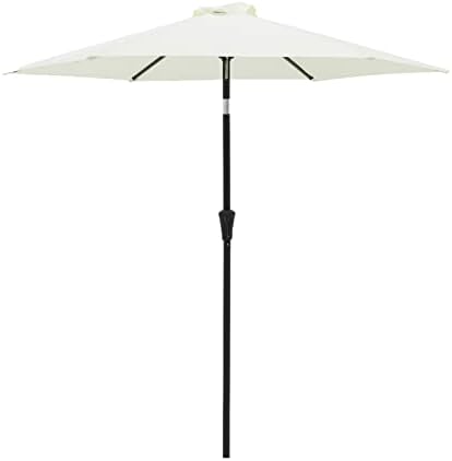 Jarka&Co 2.75m Patio Market Table Umbrella Garden Parasol with Crank and Tilt for Outdoor, Taupe