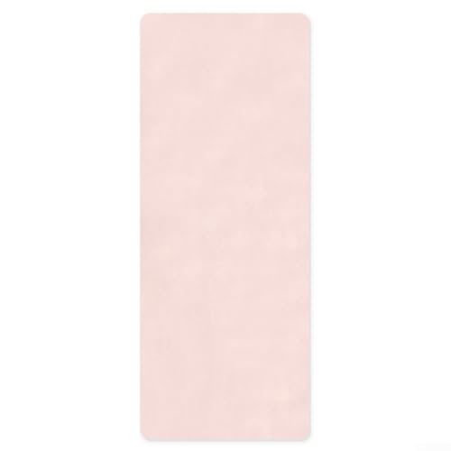 Toalla para esterilla de yoga, 180 x 70 cm, antideslizante, absorbente de sudor, yoga caliente, toalla de microfibra de microfibra de gamuza gruesa de doble capa (rosa)