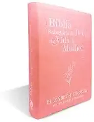 Bíblia Sabedoria de Deus na Vida da Mulher Média Luxo Rosa