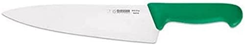 Giesser seit 1776 - Made in Germany - Kochmesser grün, Basic Green, Klinge 23 cm, rutschfest, scharfes Küchenmesser spülmaschinenfest, rostfrei