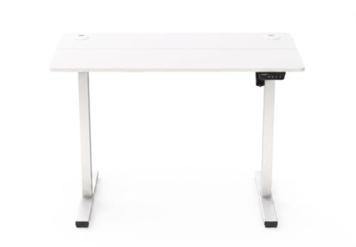 Image of SE1 Lite Standing Desk, Two-Piece Tabletop, 110 x 60 cm (White-White, 110.0, Centimeters, SE1 Lite)