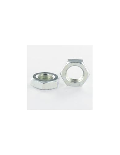 ECROU HEXAGONAL BAS HM/CONTRE ECROU M22 PAS DE 150 ACIER ZING BLANC