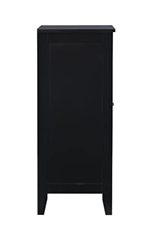 Linon Cabinet, Black #TOP6