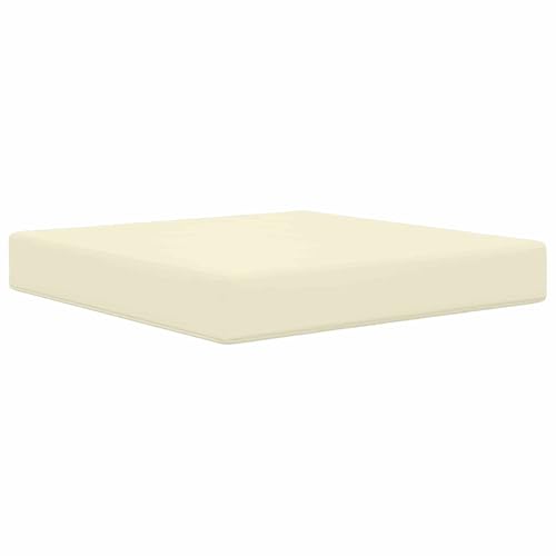 Coussins de canapé d'extérieur en polyester imperméable 60x60 crème