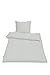 Produktbild SETEX Halbleinen-Bettwäsche, 200 x 220 cm, 55 % Leinen, 45 % Baumwolle, Weiches Soft Washed Finish, 2-teilig, Kieselgrau