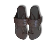 kaalcari kc Kaalcari Veer Men’s Kolhapuri Sandals | Brown Leather | Arch Support & Comfortable MCR Insole | Traditional Footwear-picture-27