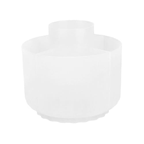 360度回転するペンカップ5セグメントデスクペンペンペンシルオーガナイザーアートサプライオーガナイザークレヨンマーカーストレージボックスデスク用